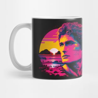 Synthwave David Hasselhoff Mug